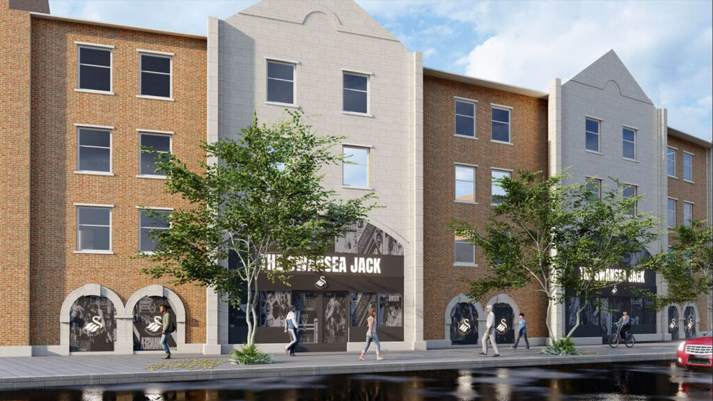 The front of The Swansea Jack on Little Wind Street
